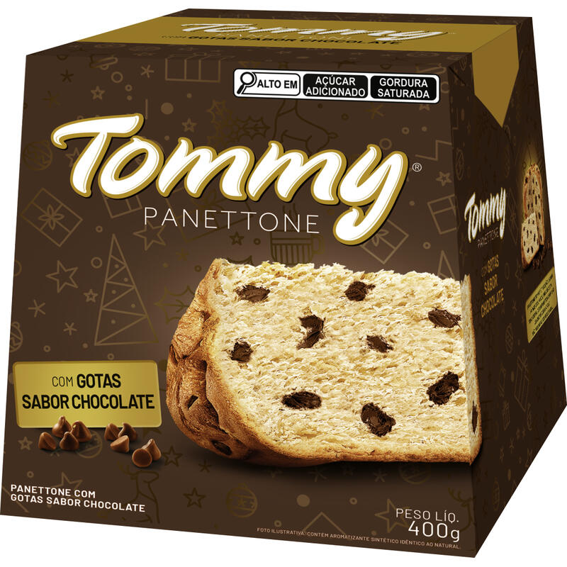 Panettone TOMMY Gotas de Chocolate 400g
