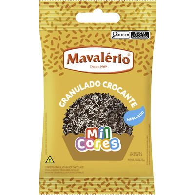 Chocolate Granulado Mavalério Mesclado 120g