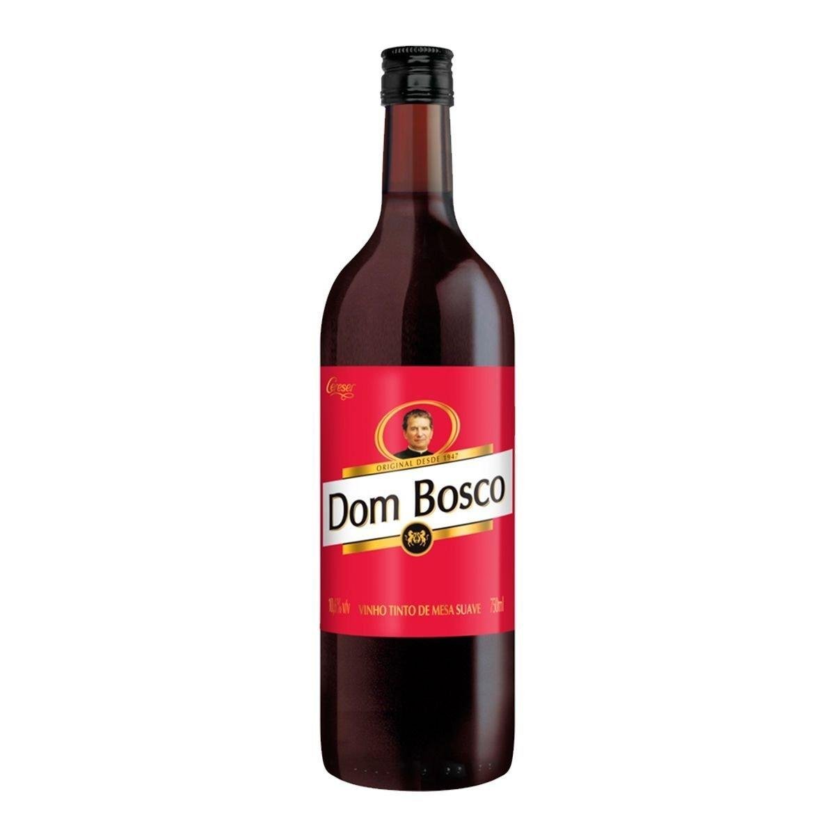Vinho Brasileiro Tinto DOM BOSCO Suave Garrafa 750ml