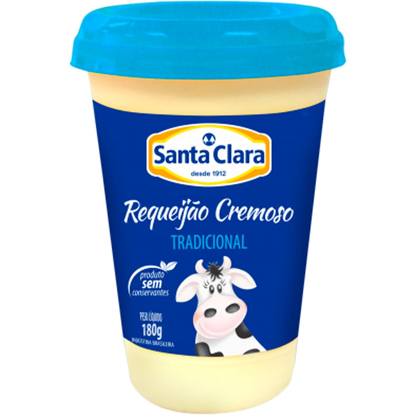 Requeijão Santa Clara 180g - Tradicional