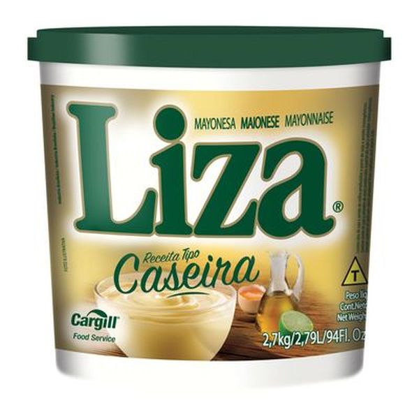 Maionese Liza Caseira 2,700kg Balde