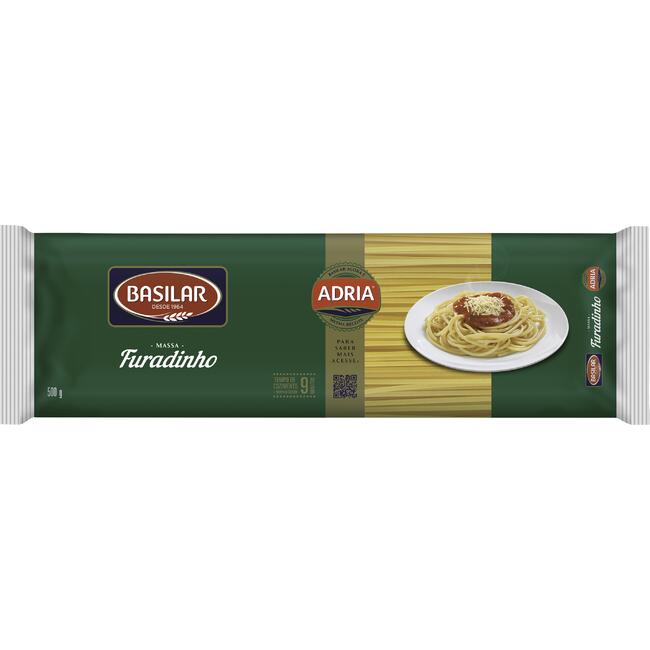 Macarrão Semolado Basilar Furadinho 500g
