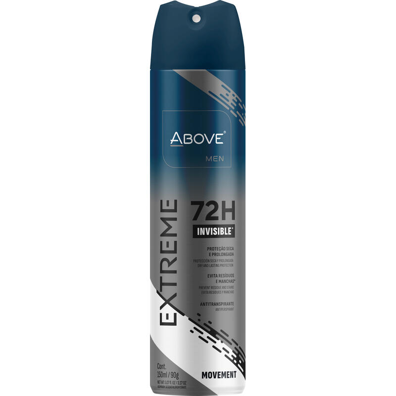 Desodorante Aerossol Above Extreme Movement 150ml