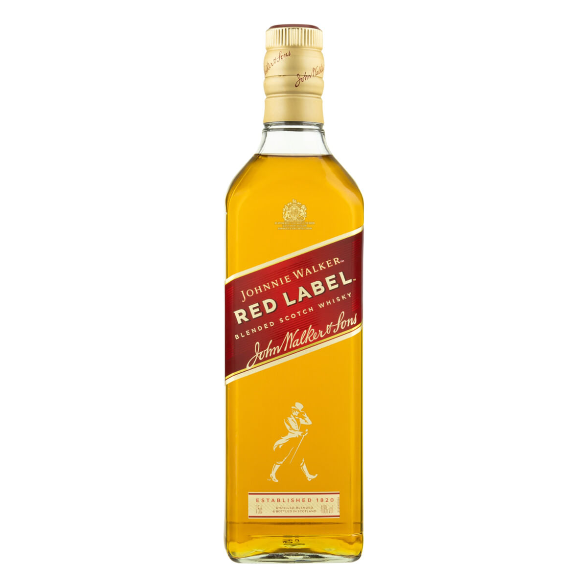 Whisky Escocês Blended Red Label Johnnie Walker Garrafa 750ml