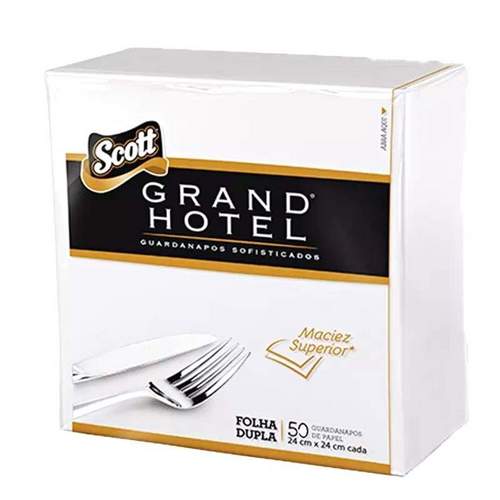 Guardanapo Grand Hotel Com 50 Unidades 23.8 X 21.8 Cm