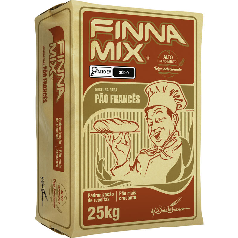 Mistura para Pão Francês Finna 25kg