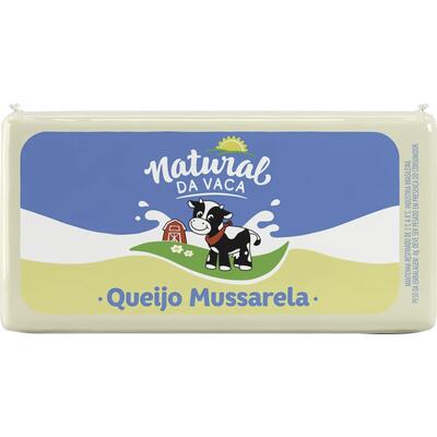 Queijo Mussarela Natural da Vaca Preço por quilo na peça