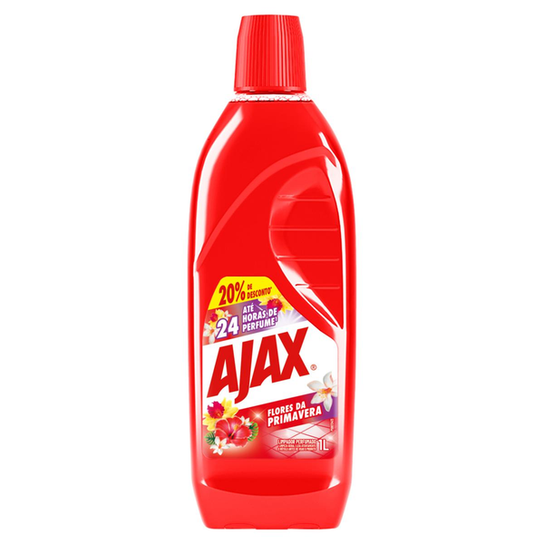 Limpador AJAX Flores de Primaveira 1l 20& de Desconto