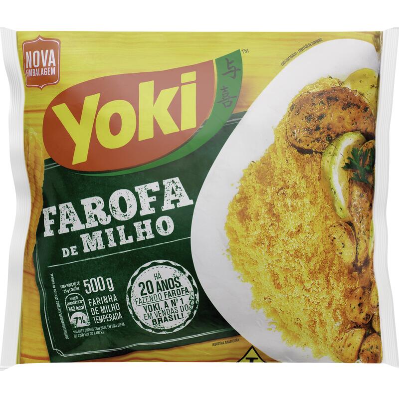 Farinha de Milho Yoki Temperada 500g