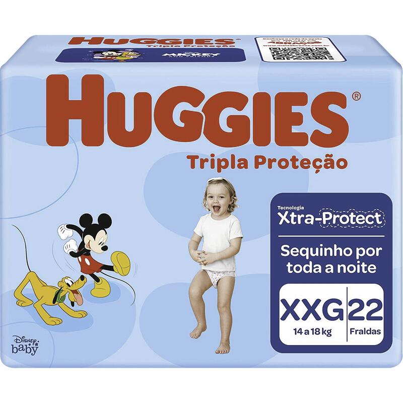 Fralda Desc Turma da Mônica Jumbo Tripla Prot XXG 22un