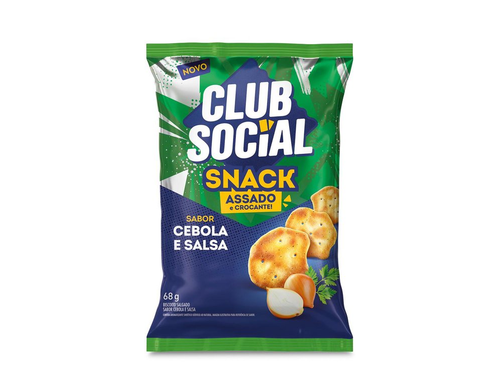 Snack CLUB SOCIAL Cebola e Salsa 68g