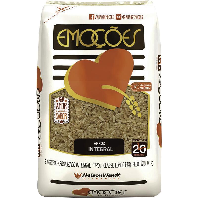 Arroz Emoções Integral - Tipo 1 1kg