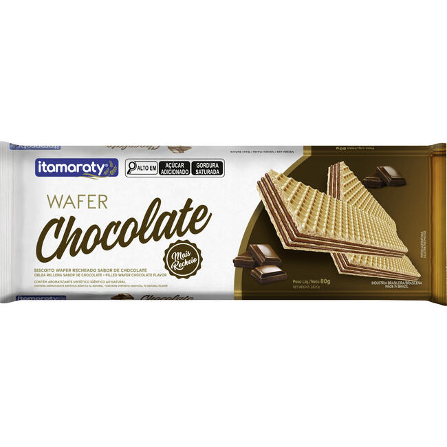 Biscoito Wafer Itamaraty Chocolate 80g