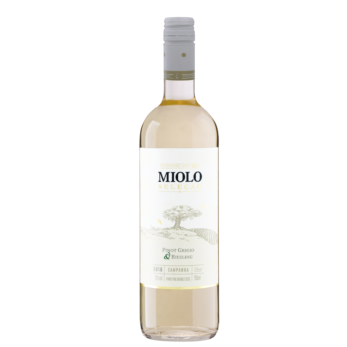 Vinho Branco Brasileiro MIOLO SELEÇÃO Pinot Grigio Riesling 750ml