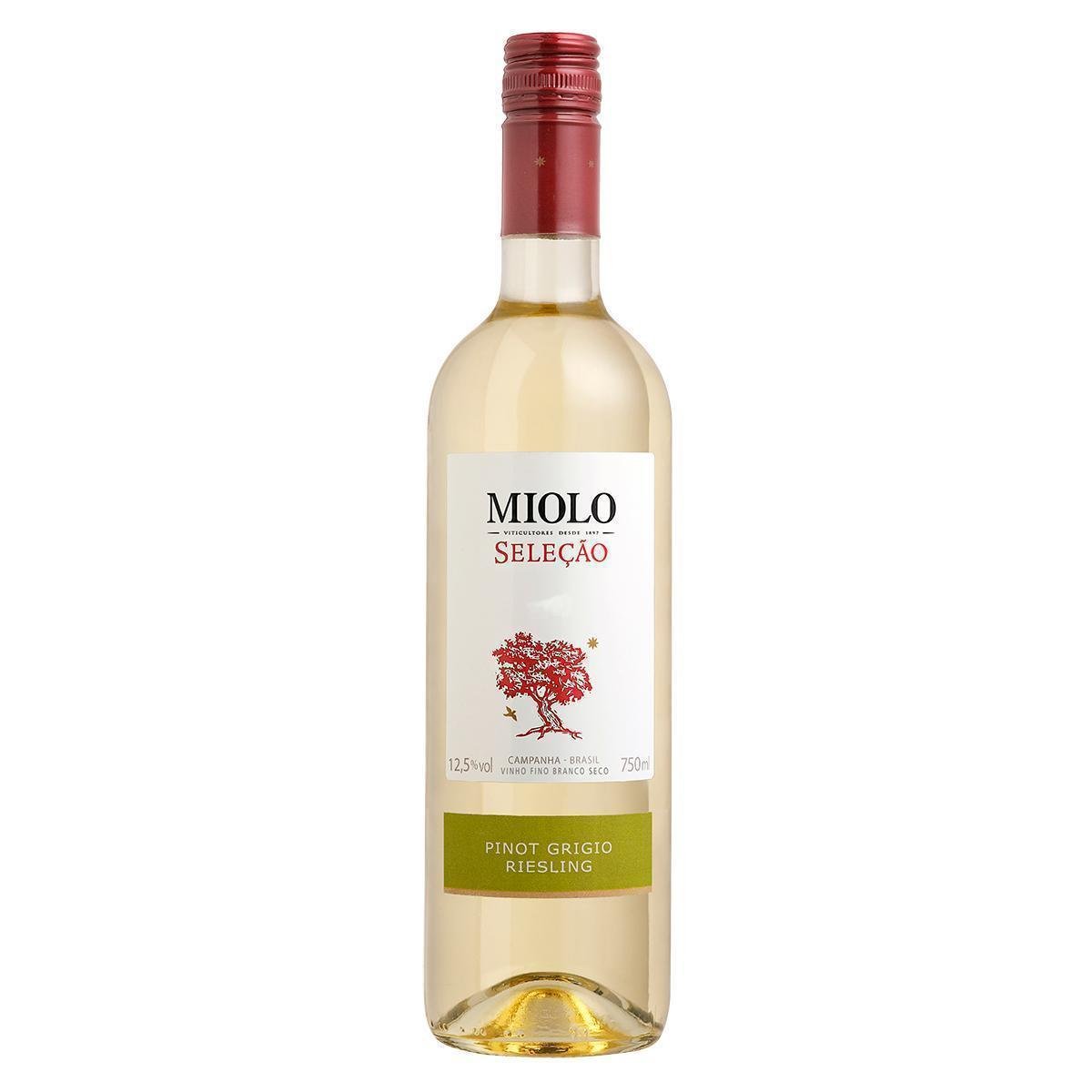 Vinho Branco Brasileiro MIOLO SELEÇÃO Pinot Grigio Riesling 750ml