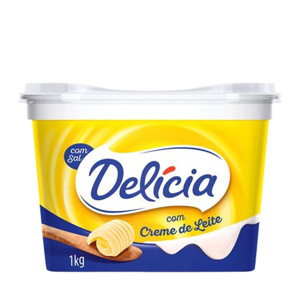 Margarina Delícia 1kg - Com Sal