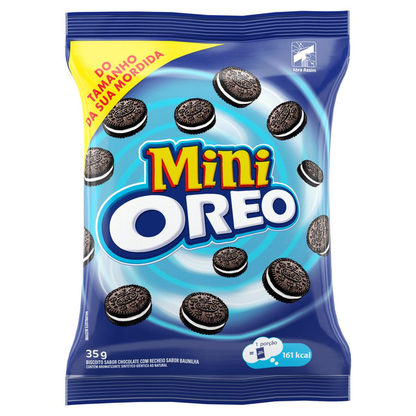 Biscoito recheado Mini Oreo original 35g