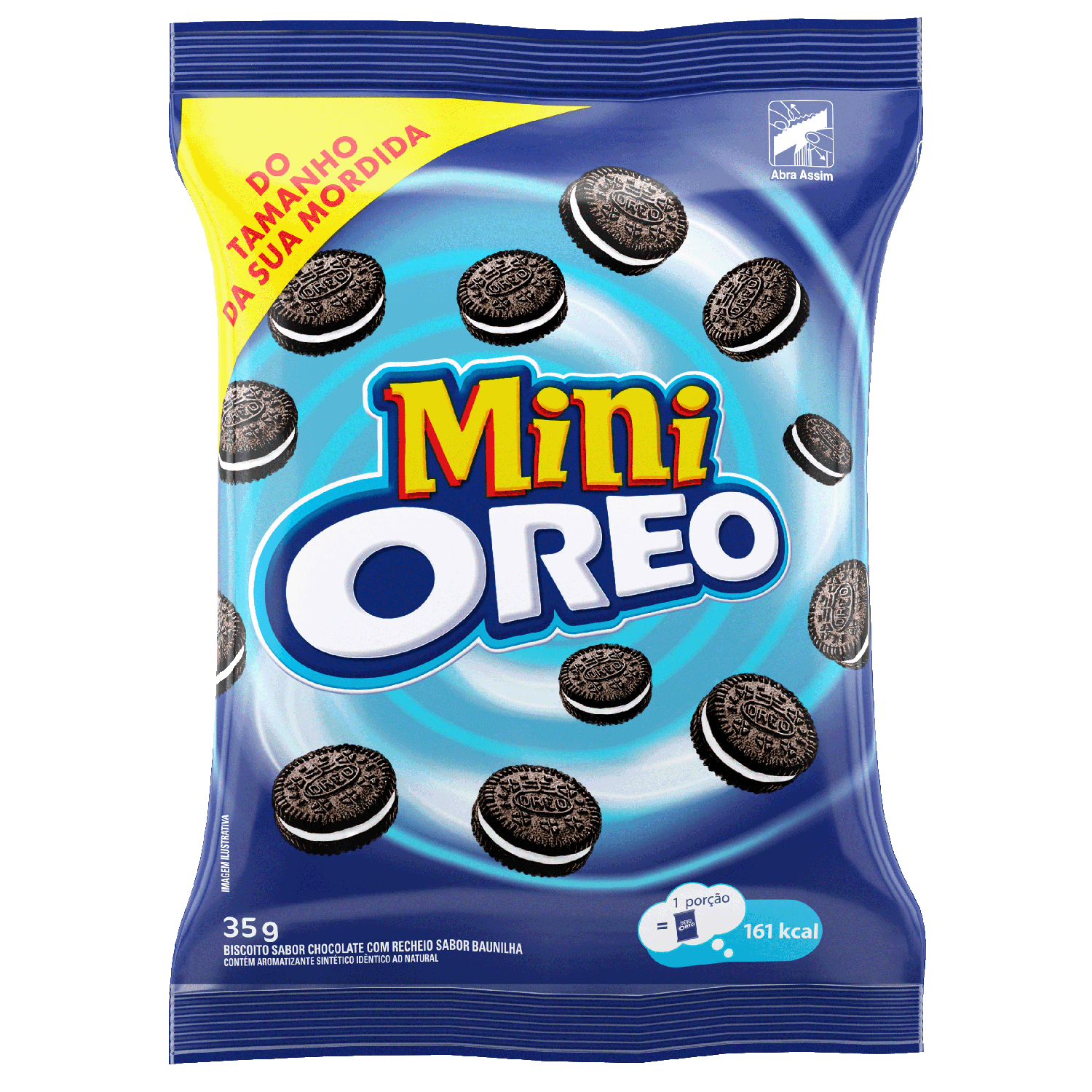 Biscoito recheado Mini Oreo original 35g