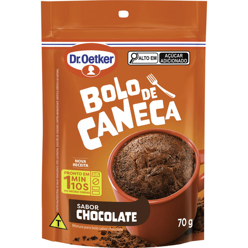 Mistura para Bolo DR OETKER de Caneca Chocolate 70g
