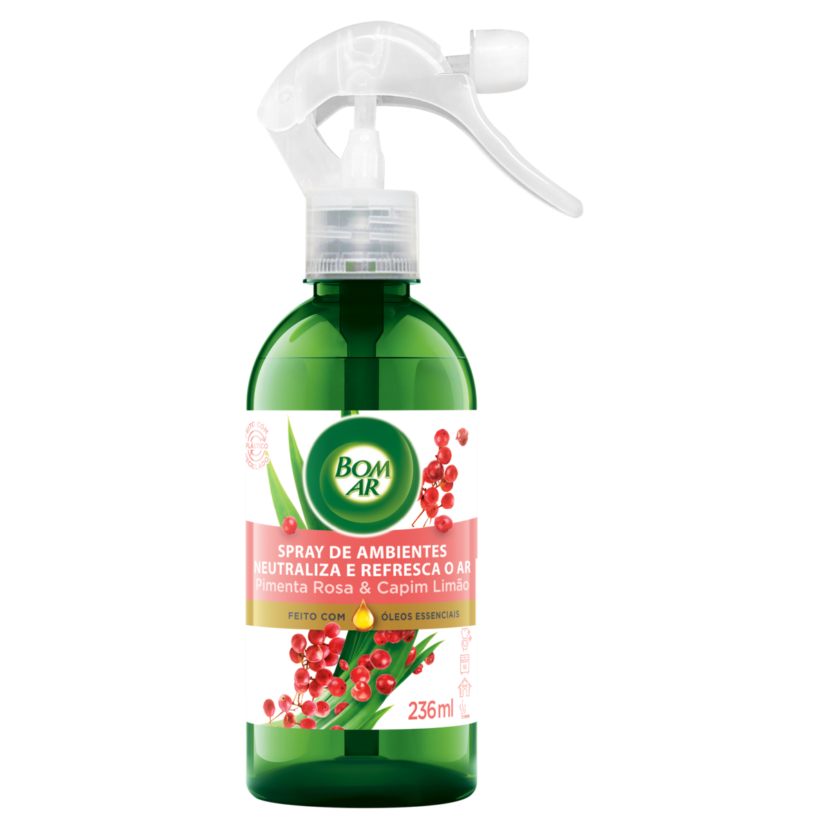 Desodorizador BOM AR Spray De Ambientes Pimenta 236ml