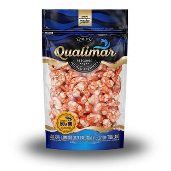 Camarao Qualimar Desc Coz 50/80 Pct 300G