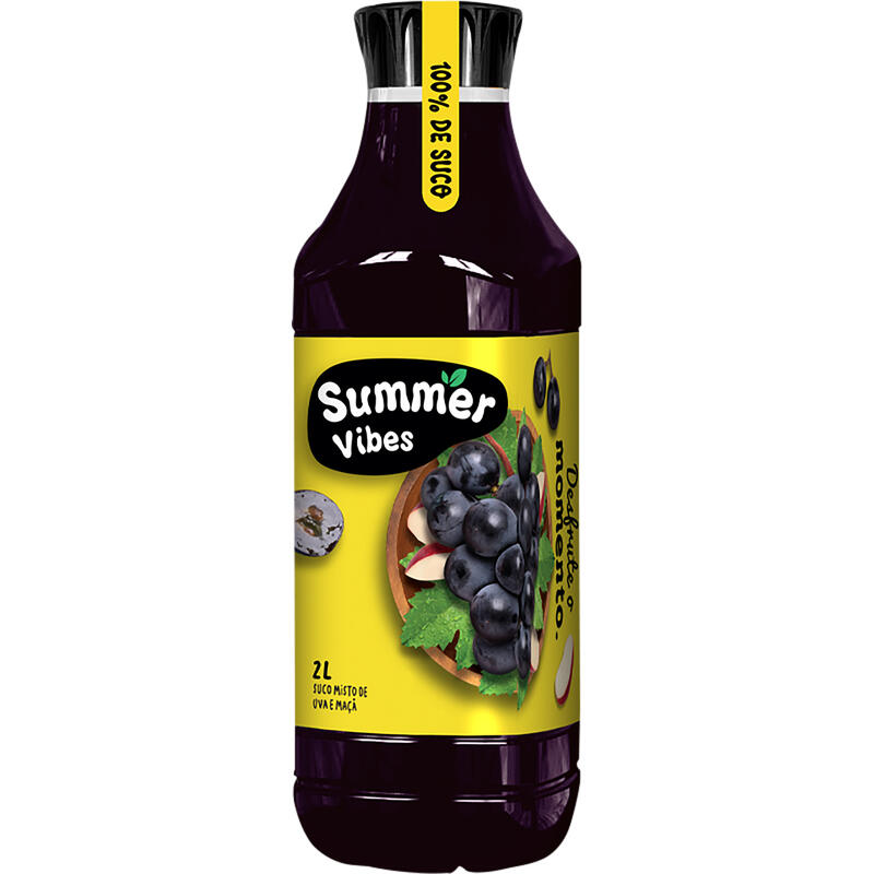 Suco Summer Vibes Uva e maçã 2L