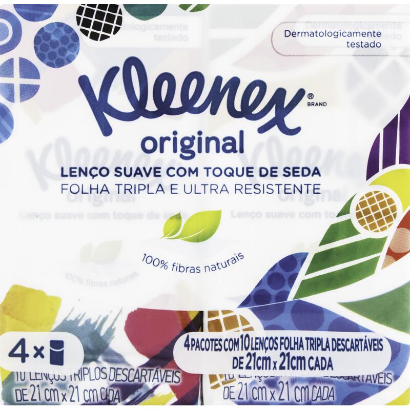 Lenço de Papel Kleenex Bolso 4x10 un