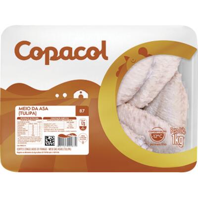 Meio da Asa Copacol Congelada 1kg