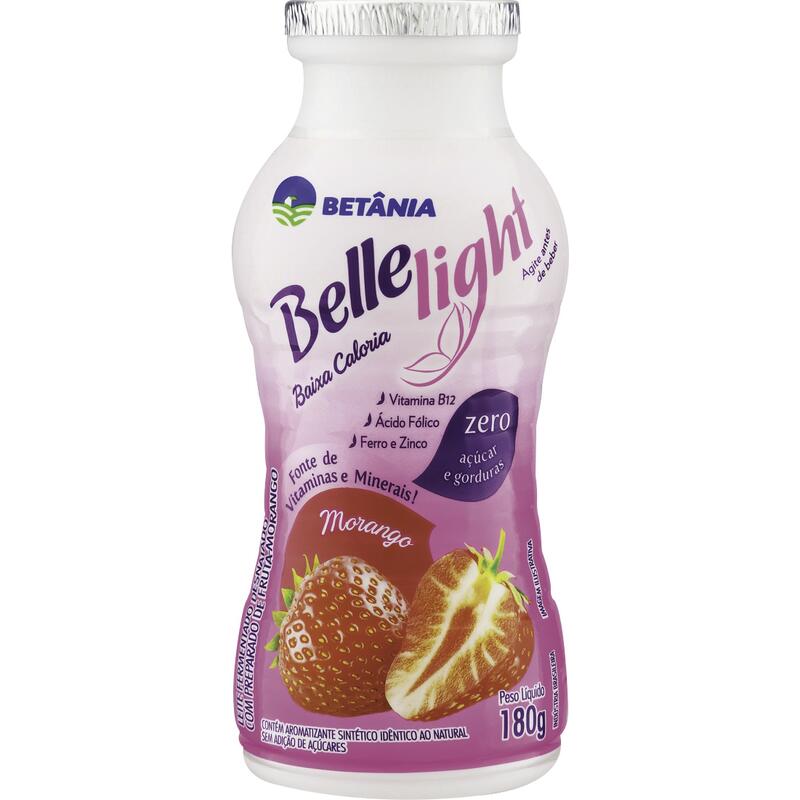 Leite Fermentado Light Belle Morango 180g