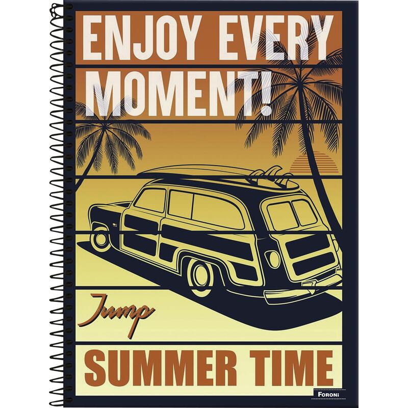 Caderno 1/4 Foroni Jump 48 folhas un