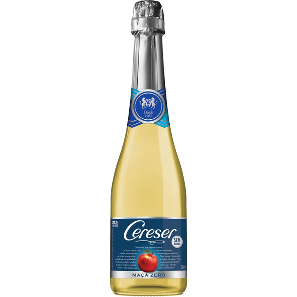 Sidra Cereser 660ml - Zero Açúcar - Maçã