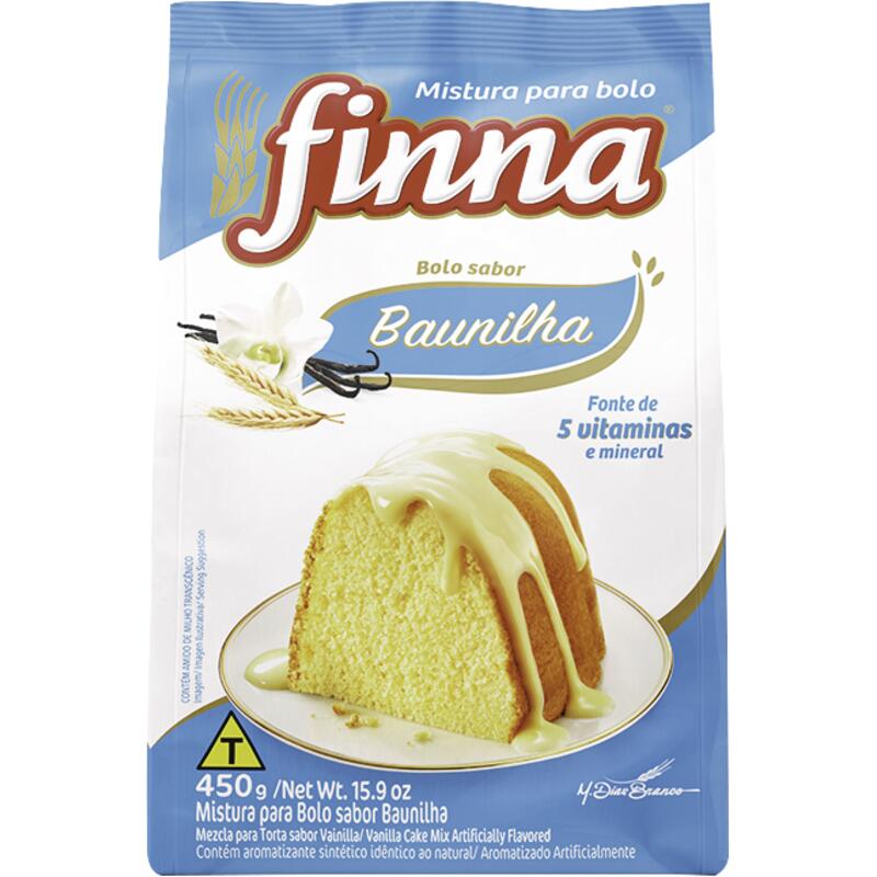 Mistura para Bolo Finna Baunilha 450g