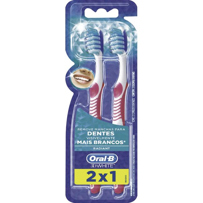 Escova Dental Oral-B 3D White 2 un
