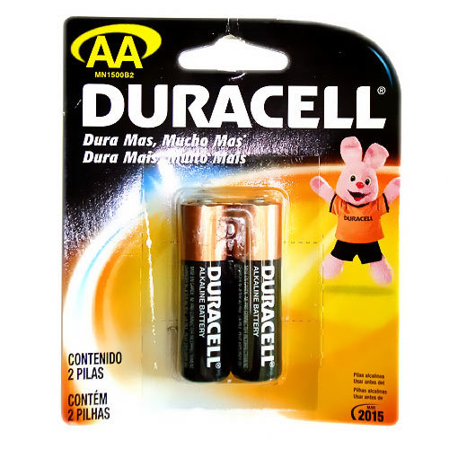 Pilha Duracell Alcalina Pequena AA 2 un.