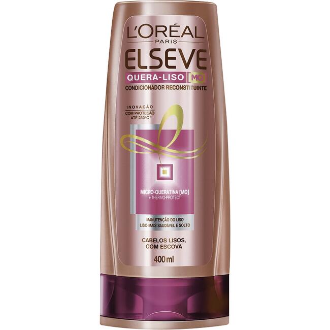 Condicionador Elseve Quera Liso 400ml