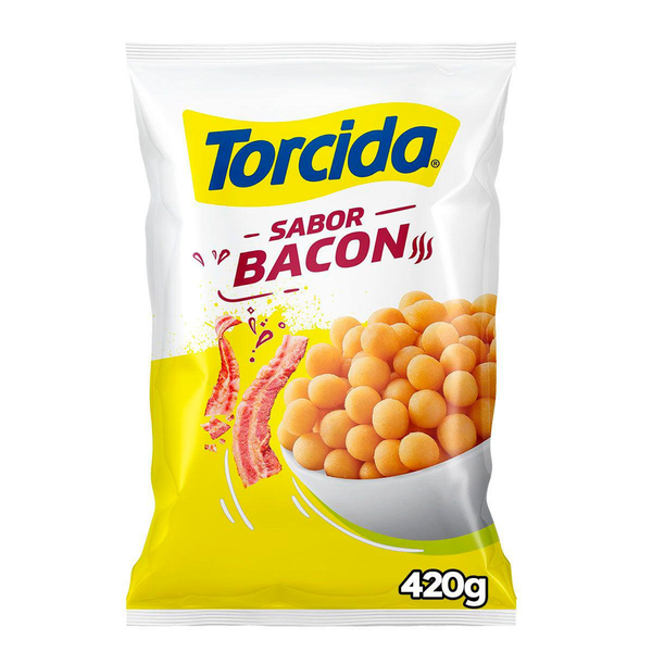 Salgadinho de Trigo Bacon Torcida Pacote 420g