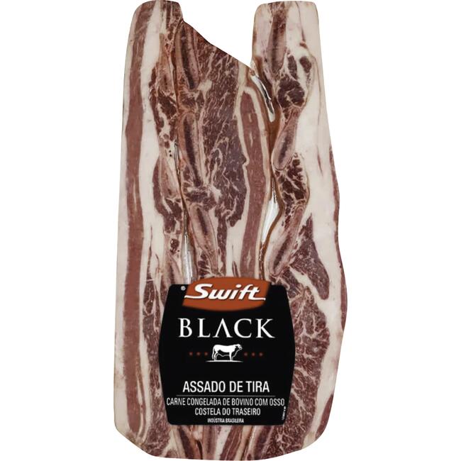 Carne Bov Assado de Tira Swift Black Cong Preço por quilo na peça
