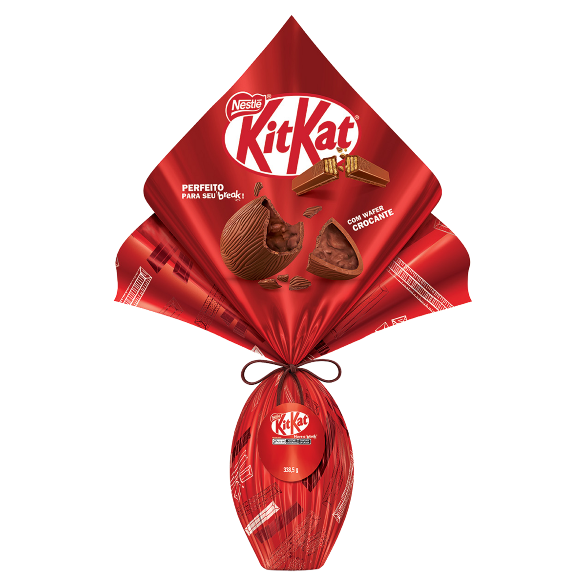 Ovo de Páscoa ao Leite Kitkat Nestlé 338,5g