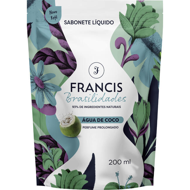 Sabonete Líquido Francis Branco Refil 200ml