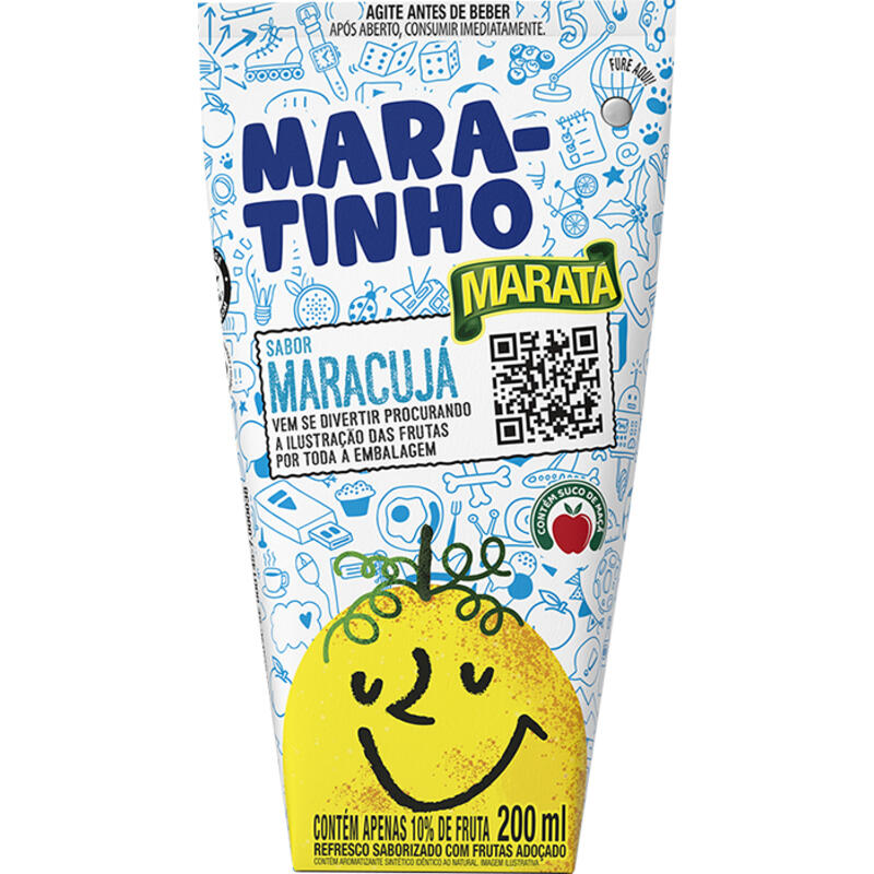 Refresco Líquido Mara-tinho Maracujá 200ml