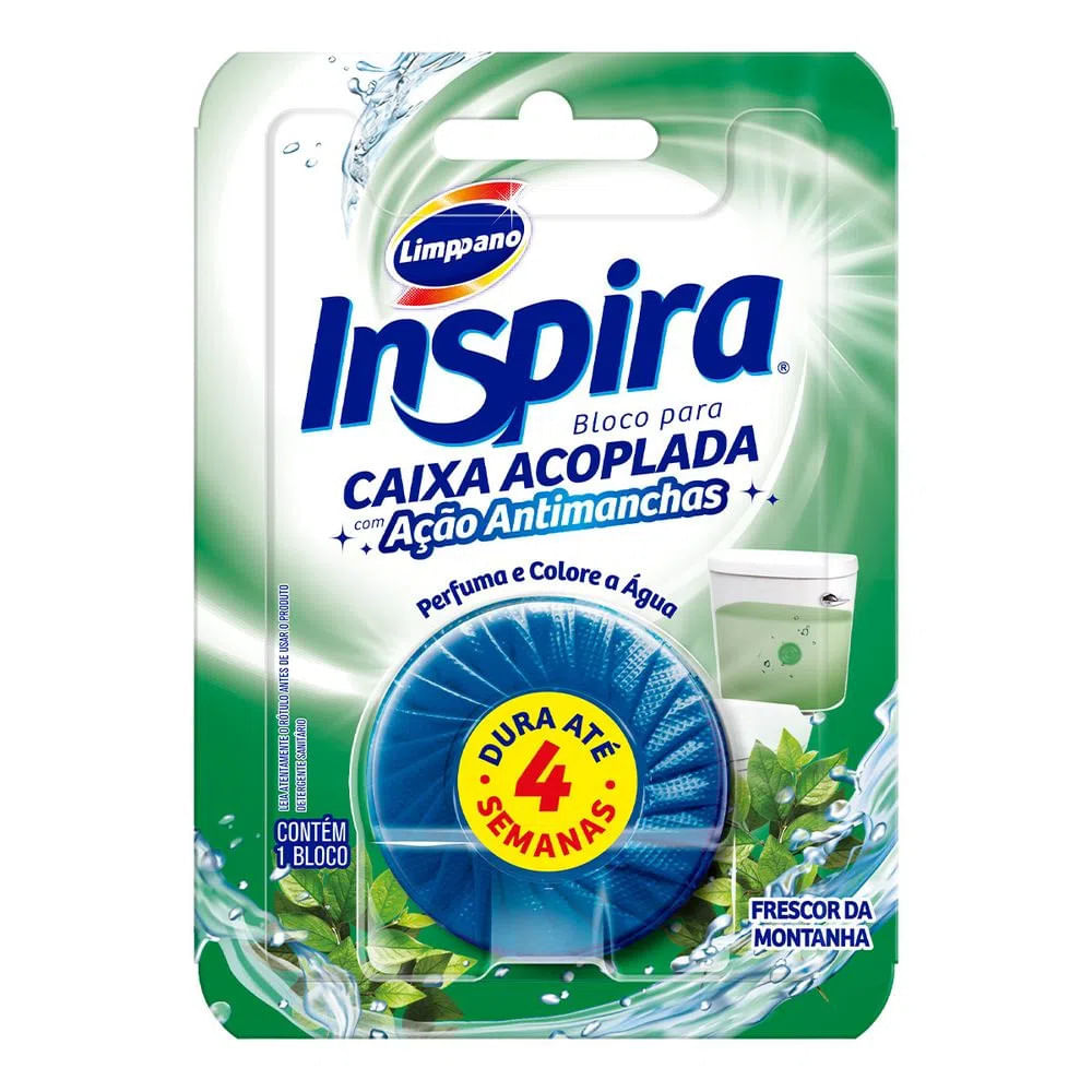 Desodorizador Sanitário INSPIRA para Caixa Acoplada Frescor da Montanha  com 1 Unidade