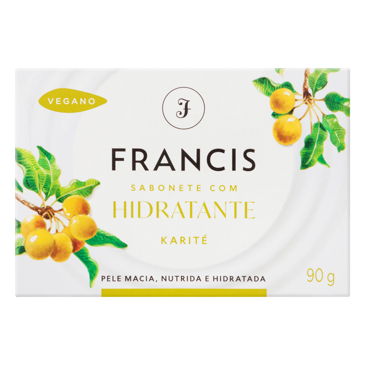 Sabonete Barra Hidratante Karité Francis Caixa 90g