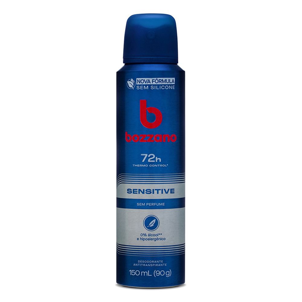 Desodorante Aerossol Bozzano sem Perfume 150ml