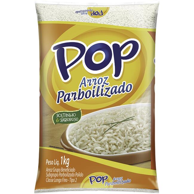 Arroz Pop Parboilizado Tipo 2 1kg