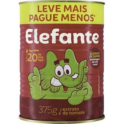 Extrato de Tomate Elefante 375g