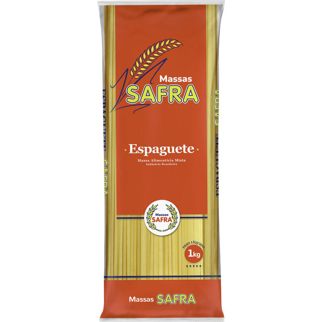 Macarrão de Sêmola Safra Espaguete 1kg
