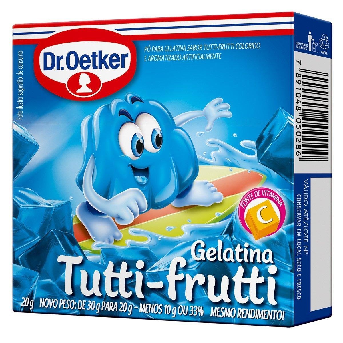 Gelatina Dr Oetker Tutti Frutti 20g