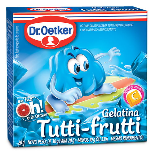 Gelatina Dr Oetker Tutti Frutti 20g