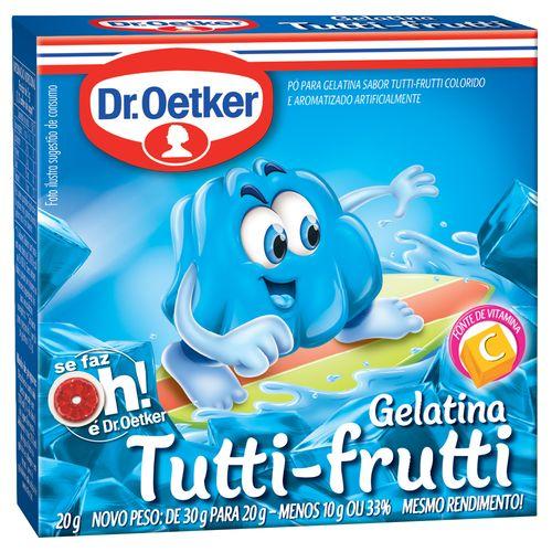 Gelatina Dr Oetker Tutti Frutti 20g