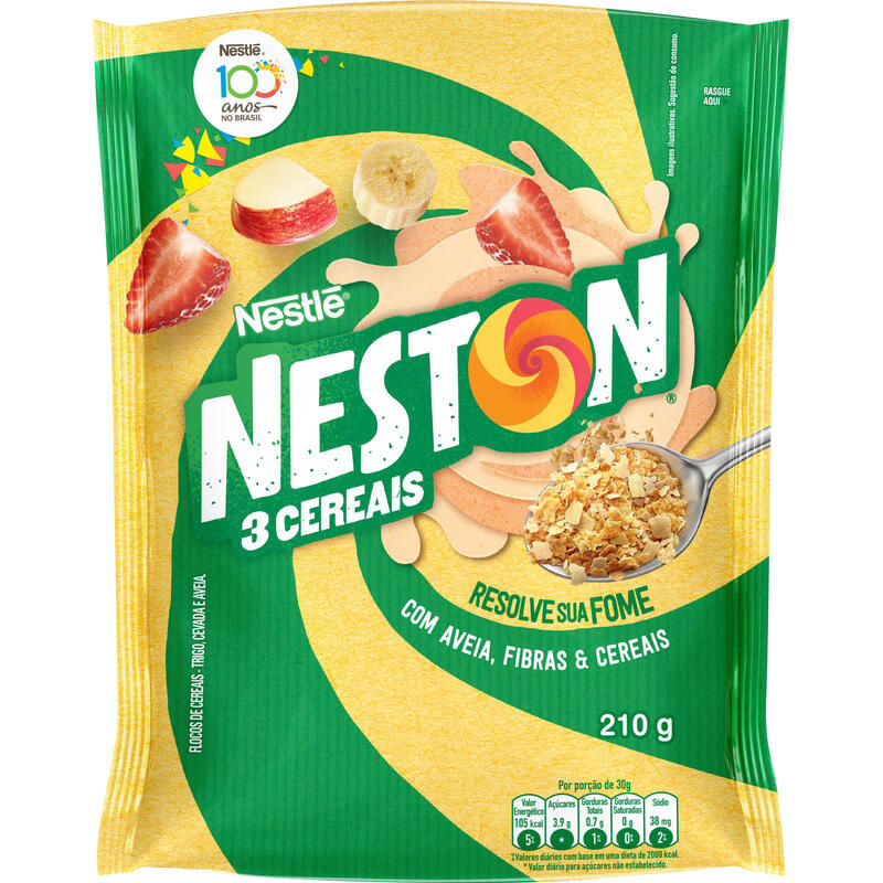 Cereal Neston 3 Cereais 210g
